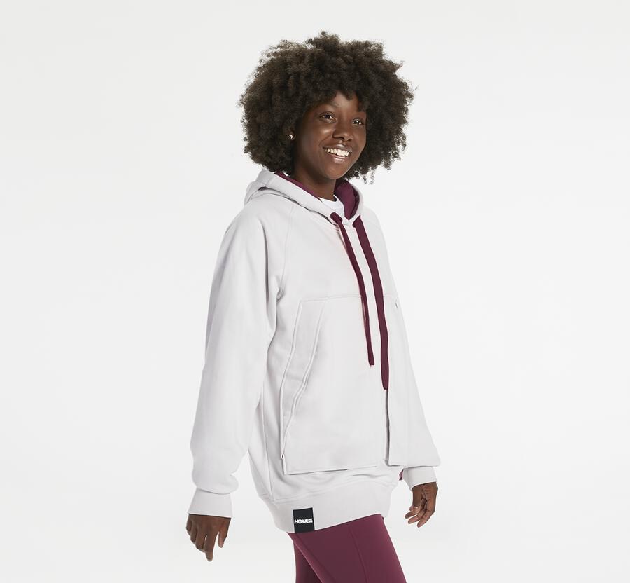 Hoka One One Bondi - Women Hoodie - White,Australia BQD-671340